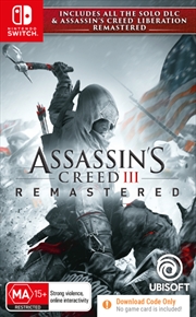 Buy Assassins Creed 3 Remastered and Assassins Creed Liberation Dual Pack (Code in Box)