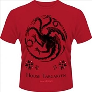 Buy Game Of Thrones House Of Targaryen Size Xxl Tshirt