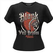 Buy Black Veil Brides Chieftain Womens Size 14 Tshirt