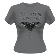 Buy Game Of Thrones All Men Must Die Size 14 Tshirt