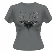 Buy Game Of Thrones All Men Must Die Size 16 Tshirt