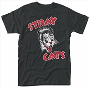 Buy Stray Cats Cat Logo Size Medium Tshirt