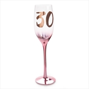 Buy 30th Birthday Blush Campagne Flute