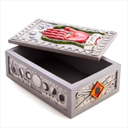 Buy Silver Hamsa Tarot Box