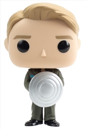 Buy Captain America: The First Avenger - Cap with Prototype Shield Metallic US Exc Pop! Vinyl [RS]