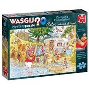 Buy Wasgij 1000 Piece Puzzle - Mystery Retro Camping Commotion  (JUMBO)