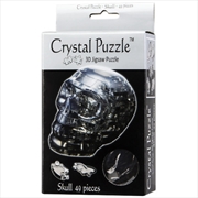 Buy Black Skull 3D Crystal Puzzle - 49 Piece
