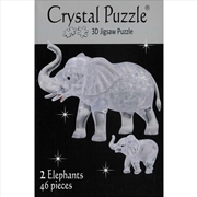 Buy Elephant Pair 3D Crystal Puzzle