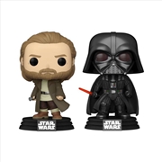Buy Star Wars: Obi-Wan Kenobi - Obi-Wan & Darth Vader US Exclusive Pop! Vinyl Figure 2-Pack [RS]