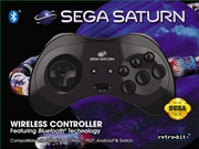 Buy Retro-Bit SEGA Saturn BlueTooth Arcade Pad - Black