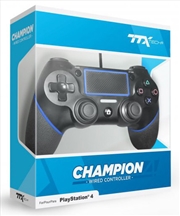 Buy PS4 TTX Tech Champion Wired Controller - Black