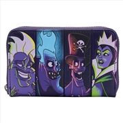 Buy Loungefly Disney Villains - In the Dark Zip Purse