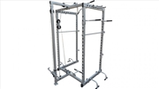 Buy Power Rack Squat Cage Stands w Lat Pulldown Home Gym