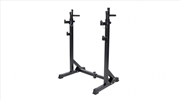 Buy Commercial Squat Rack Adjustable Pair Fitness Exercise Weight Lifting Gym Barbell Stand