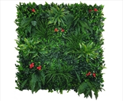 Buy Elegant Red Rose Vertical Garden / Green Wall UV Resistant 100cm x 100cm