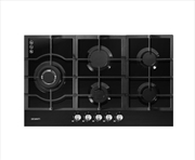 Buy Gas Cooktop 90cm 5 Burner Black