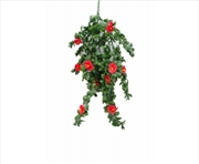 Buy Hanging Red Rose Stem Uv 85cm