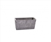 Buy Imitation Stone Grey Rectangle Planter 27cm