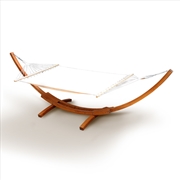 Buy Double Hammock With Wooden Stand