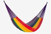 Buy King Cotton Hammock - Rainbow Colour