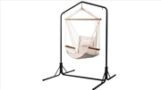 Buy Hammock Chair With Stand Cream