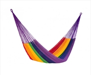 Buy King Cotton Rainbow Colour Hammock