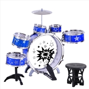 Buy Keezi 11-Piece Kids Drum Set - Blue