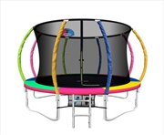 Buy 12ft Trampoline with Basketball Hoop - Multicolour