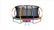 Buy 14ft Trampoline with Basketball Hoop - Multicolour