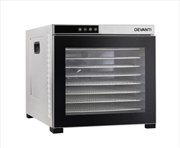 Buy Devanti Food Dehydrators Beef Jerky Dehydrator Fruit Dryer Stainless Steel