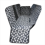 Buy Waterproof Pet Car Seat Cover Hammock With Mesh Window - Black