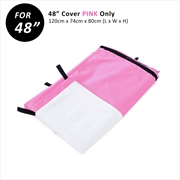 Buy Pink Cage Cover Enclosure For Wire Dog Cage Crate 48in