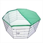 Buy Pet Playpen 8 Panel 36in Foldable Dog Cage + Cover