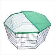 Buy Pet Playpen 8 Panel 30in Foldable Dog Cage + Cover