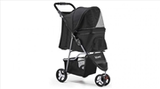 Buy Pet Stroller 3 Wheel - Black