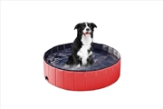 Buy Leak-proof Red Foldable 120cmx30cm PVC Pet Swimming Pool