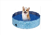 Buy Leak-proof Blue Circle Foldable 120cmx30cm PVC Pet Swimming Pool