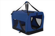 Buy Portable Soft Dog Cage Crate Carrier XXXL - Blue