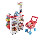 Buy 24 Piece Kids Super Market Toy Set - Red & White