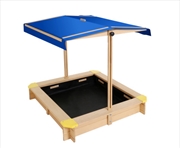 Buy Wooden Outdoor Sand Box Set - Natural Wood