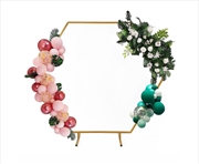 Buy 2M Wedding Hex Arch Backdrop Flower Display Stand