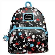 Buy Loungefly Dr Seuss - Cat in the Hat US Exclusive Mini Backpack