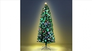 Buy 8FT Optic Fiber LED Christmas Tree 320 Tips Multi Colour Lights