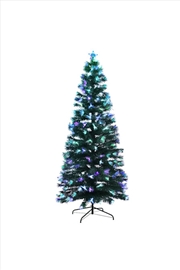 Buy 2.1M 7FT LED Xmas Multi Colour Lights Optic Fibre