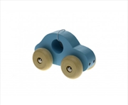 Buy Simple Wooden Toy Car - Blue