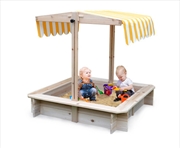 Buy Sandpit Toy Box With Canopy