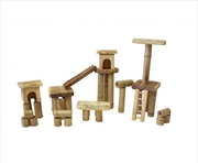 Buy Bamboo Building Set With House