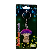 Buy Smiling Purple Magic Mushroom Keychain