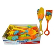 Buy 45cm Beach Spade With Moulds (SENT AT RANDOM)