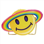 Buy Loungefly Lisa Frank - Yellow Rainbow Ring Saturn Crossbody